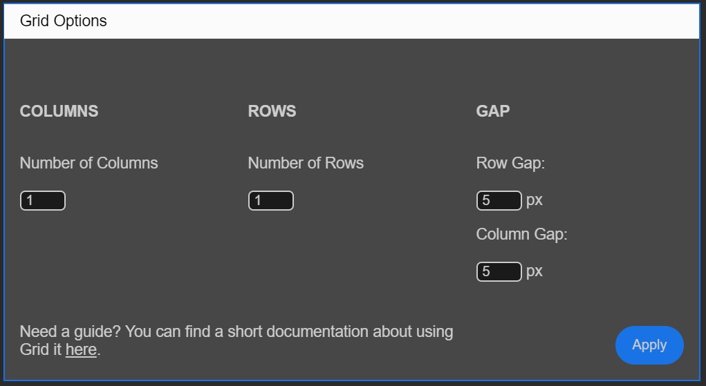 Tutorial Grid It Css Grid Generator